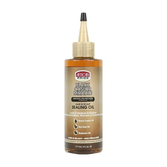 African Pride Black Castor Miracle Hair & Scalp Sealing Oil