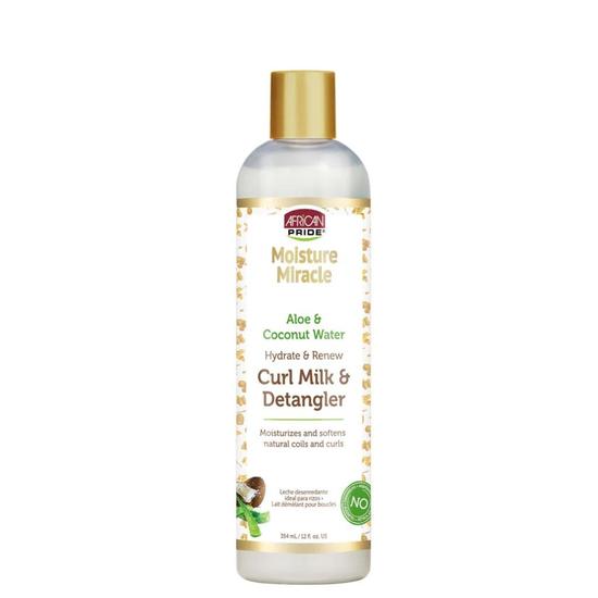 African Pride Moisture Miracle Aloe & Coconut Water Curl Milk & Detangler