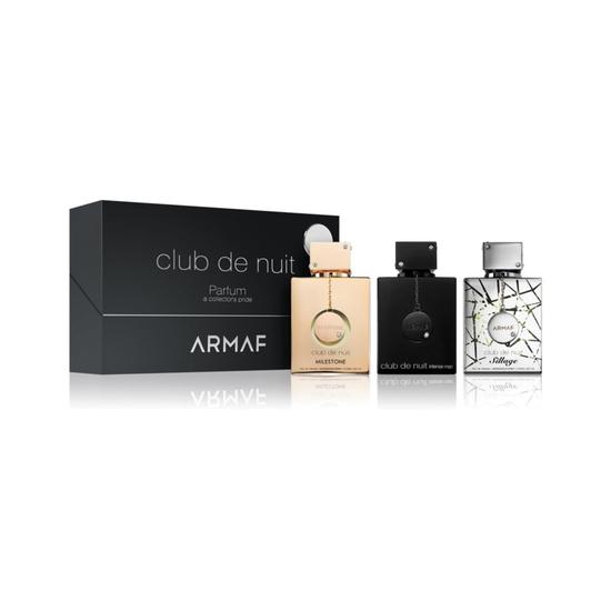 Armaf Club De Nuit Parfum Three Piece Gift Set For Men 30ml x3