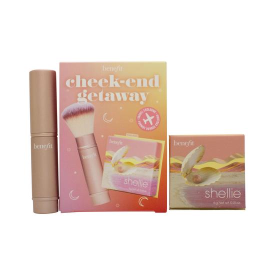 Benefit Shellie Blush Cheek-End Getaway Set Shellie Blush + Multitasking Brush