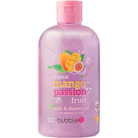 Bubble T Tropical Mango Passion Fruit Bath & Shower Gel 500ml