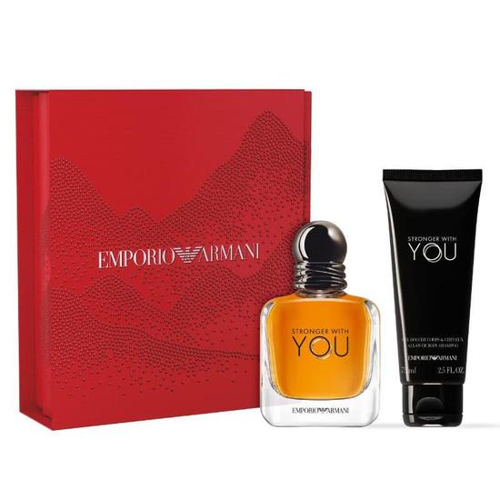 Emporio Armani Stronger With You Eau De Toilette Gift Set 50ml