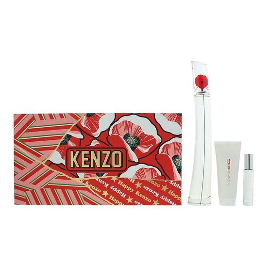 Flower By Kenzo Eau De Parfum 100ml +10ml + Body Lotion 75ml Gift Set