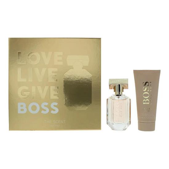 Hugo Boss The Scent For Her Gift Set: Eau De Parfum 50ml Body Lotion 100ml