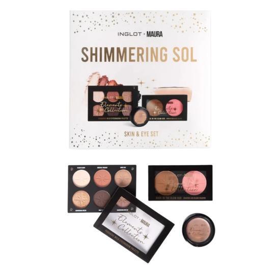 Inglot Cosmetics X Maura Shimmering Sol Skin & Eye Gift Set