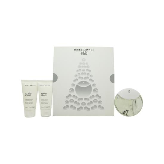 Issey Miyake A Drop d'Issey Gift Set 90 Eau De Parfum Fraiche + Moisturising Hand Cream