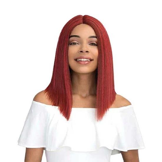 Janet Collection Brazilian Scent Human Hair Madix Lace Wig 2