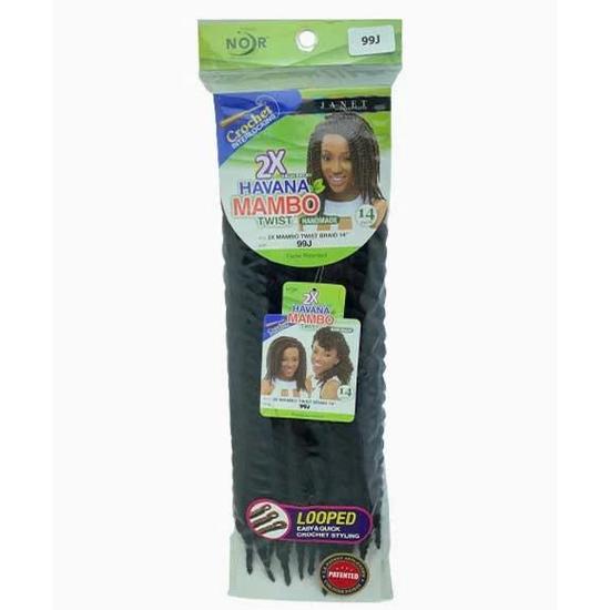 Janet Collection Noir Havana Synthetic 2 X Mambo Twist Braid