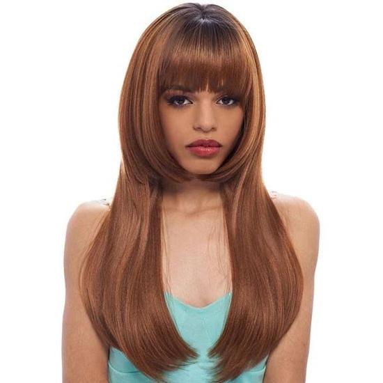 Janet Collection Two Block Synthetic Uster Wig OET99J/BURG