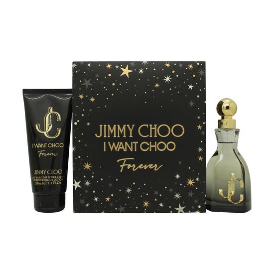 Jimmy Choo I Want Choo Forever Gift Set 60ml Eau De Parfum + 100ml Body Lotion