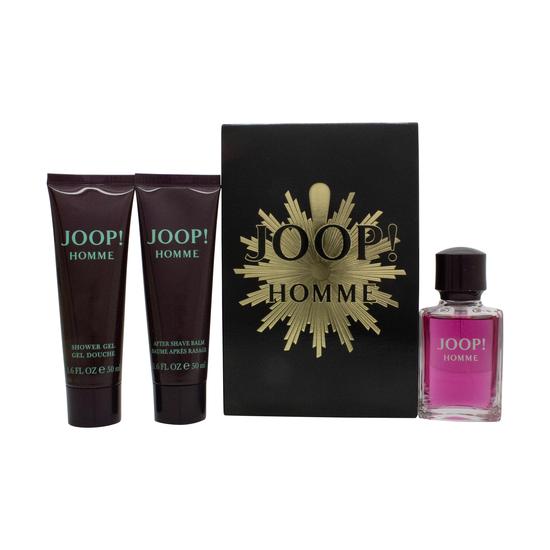 JOOP! Homme Gift Set 30ml Eau De Toilette + 50ml Shower Gel + 50ml Aftershave Balm