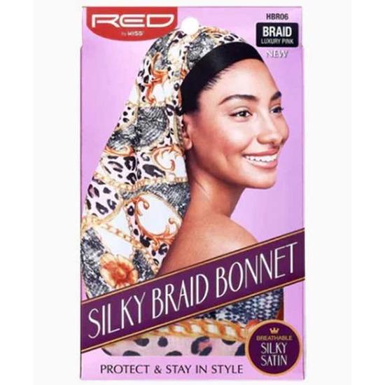 Kiss Silky Braid Bonnet Luxury Pink