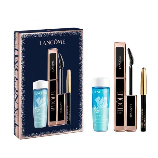 Lancôme Lash Idole Mascara 01, Bi Facil Eye Makeup Remover & Khol Eye Pen Mini 027 Noir Gift Set