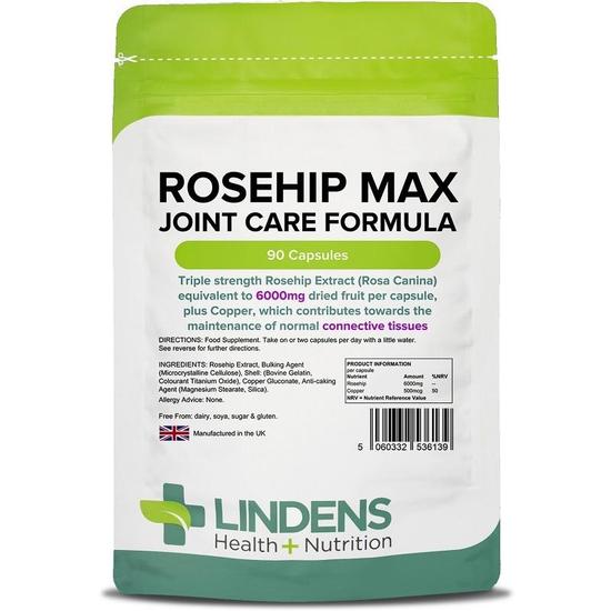 Lindens Rosehip Max Joint Care Formula Capsules