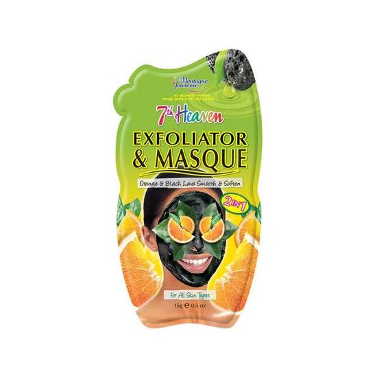 Montagne Jeunesse 7th Heaven Exfoliator & Mask Orange & Black Lava 15g