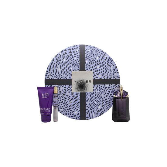 Mugler Alien Gift Set 60ml Eau De Parfum + 10ml Eau De Parfum + 50ml Body Lotion
