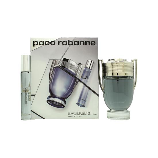Paco Rabanne Invictus Eau De Toilette 100ml + Eau De Toilette 20ml Gift Set