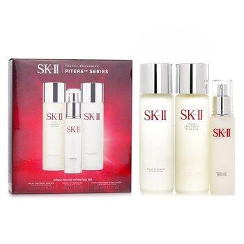 SK-II Pitera Deluxe Hydrating 3-Pieces Set: Facial Treatment Essence 230ml + Facial Lift Emulsion 100g + Facial Treatment Clear Lotion 230ml 3pcs