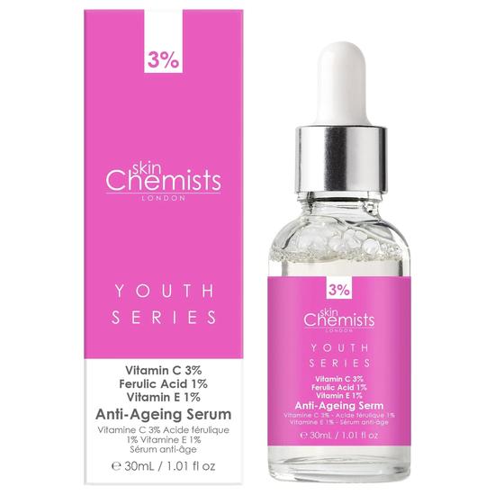skinChemists Anti-Ageing Serum Vitamin C 3%, Ferulic Acid 1%, Vitamin E 1%