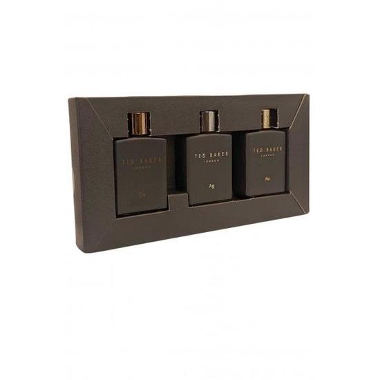 Ted Baker Men Miniature Tonics Trio Set Eau De Toilette Ag Silver Au Gold CU Copper For Men