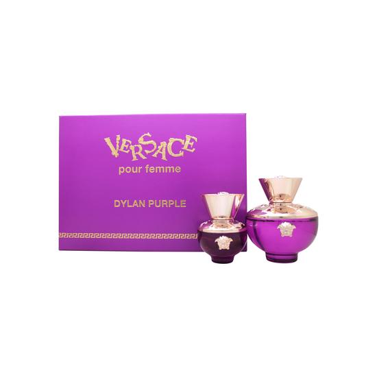 Versace Pour Femme Dylan Purple Gift Set 100ml Eau De Parfum + 30ml Eau De Parfum
