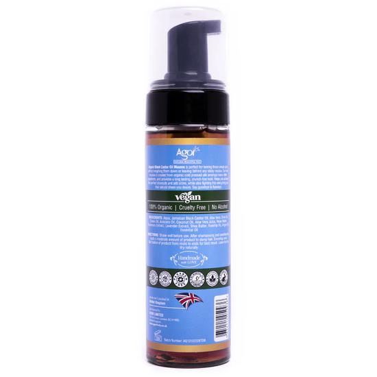 Agor Organic Black Castor Oil Mousse 200ml