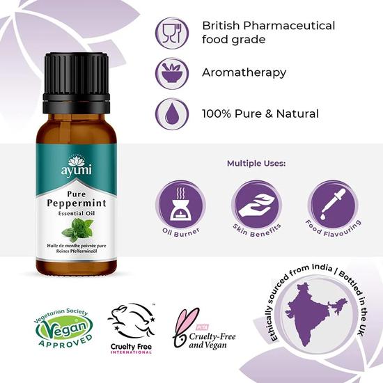 Ayumi Pure Peppermint Essential Oil 15ml