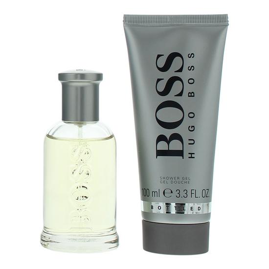 Boss Bottled Eau De Toilette 50ml + Shower Gel 100ml Gift Set For Him 50ml