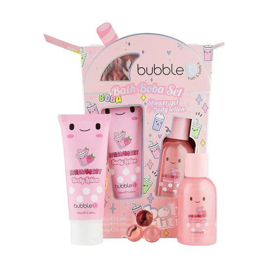 Bubble T Boba Tea Bath & Body Gift Set Set Of 3