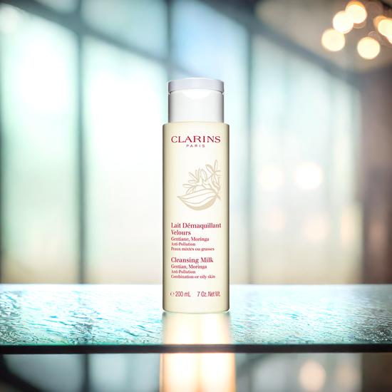 Clarins Cleansing Milk With Gentian Anti-Pollution 200ml