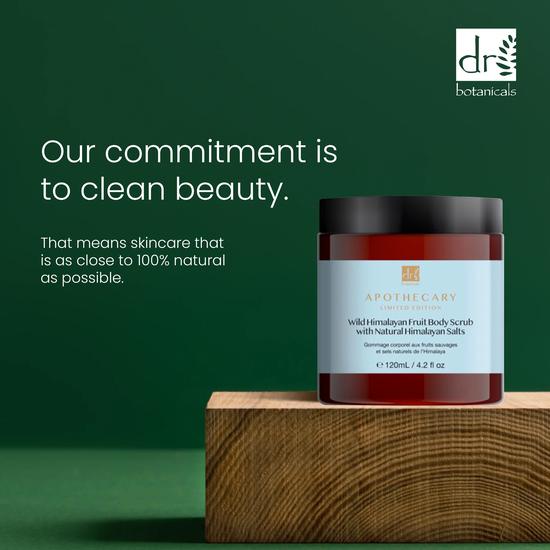Dr Botanicals Wild Himalayan Fruit Body Scrub With Natural Himalayan Salts 120ml
