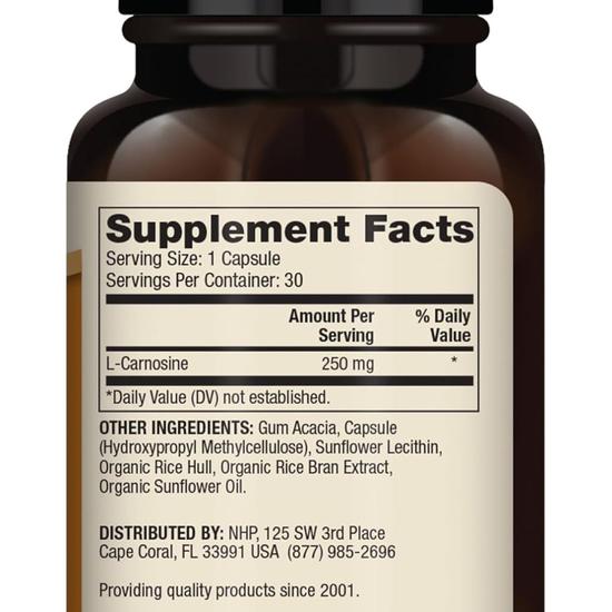 Dr. Mercola Liposomal Carnosine Capsules 30 Capsules