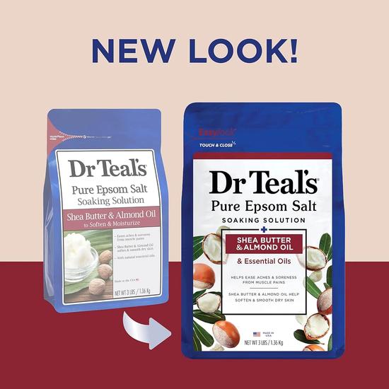 Dr Teal's Shea Butter & Almond Oil Epsom Salt 454g