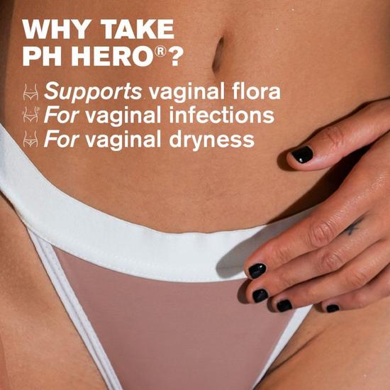 Dr Vegan pH Hero Vaginal Health & UTI Support Capsules 30 Capsules