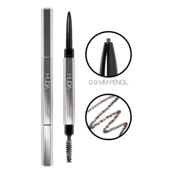 Huda Beauty #BOMBBROWS Microshade Brow Pencil 8 Soft Black