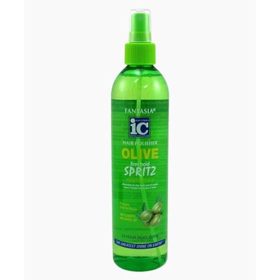 IC Fantasia Hair Polisher Olive Firm Hold Spritz Hairspray 295.7ml