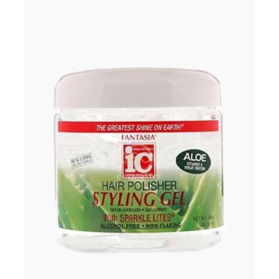 IC Fantasia Hair Polisher Styling Gel With Sparkle Lites 454 g / Aloe Vitamins