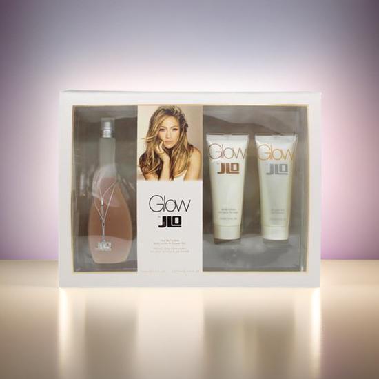 Jennifer Lopez Glow Gift Set 100ml Eau De Toilette + 75ml Body Lotion + 75ml Shower Gel
