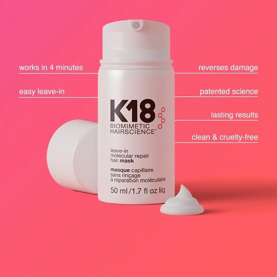 K18 Leave-In Molecular Repair Hair Mask 15ml