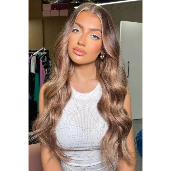 LullaBellz Luxury Gold 22" 250g 5 Piece Human Hair Extensions Blondette