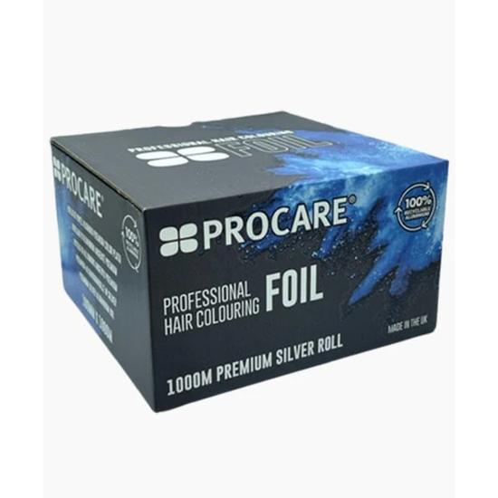 ProCare Professional Hair Colouring Premium Silver Foil Roll 100mm x 1000m
