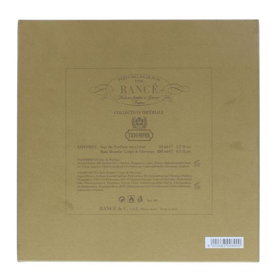 Rance 1795 Rance Triomphe Eau De Parfum 50ml, Bath & Shower Gel 200ml Gift Set For Him 50ml