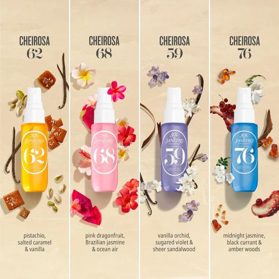 Sol de Janeiro Limited Edition Cheirosa Perfume Mist Discovery Fragrance Gift Set 62 + 68 + 59 + 76 4 x 30ml