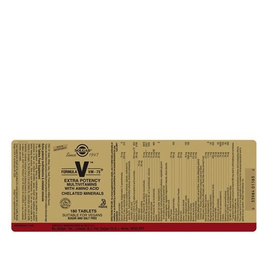 Solgar Vitamins Formula VM-75 Tablets x30