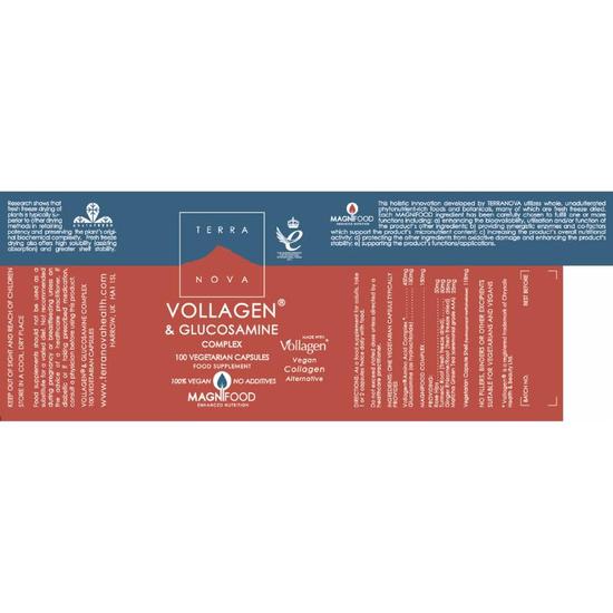 Terranova Vollagen & Glucomsamine Complex Capsules 50 Capsules