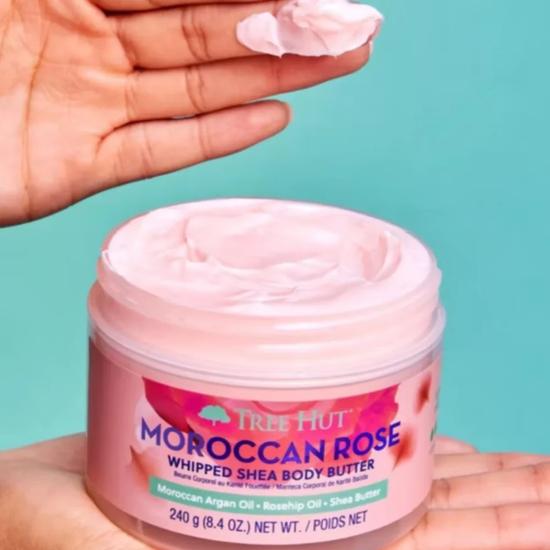 Tree Hut Whipped Shea Body Butter Moroccan Rose 240g