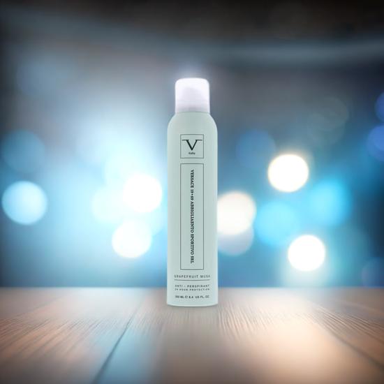 V Italia Grapefruit Musk Anti Perspirant Spray 250ml