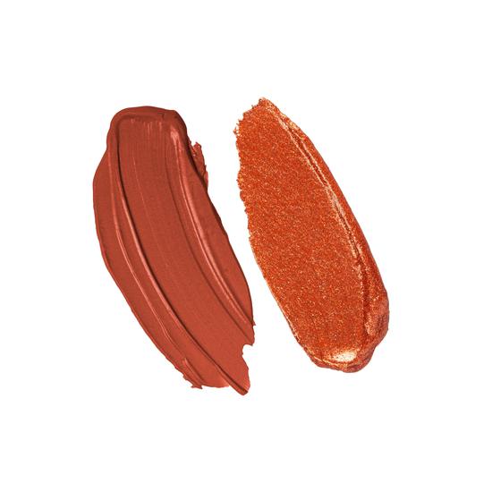 Stila Double Dip Suede Shade & Glitter & Glow Liquid Eyeshadow Hot Tamale