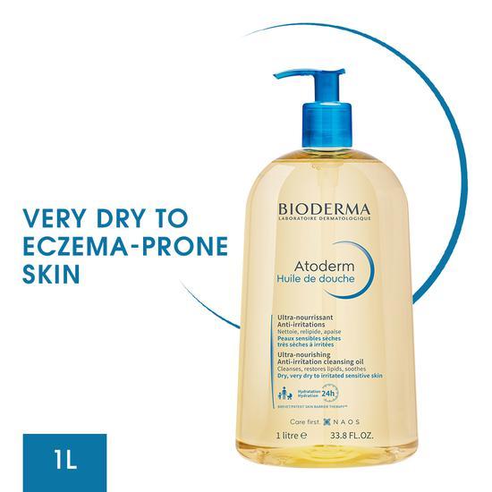 Bioderma Atoderm Huile De Douche Ultra-Nourishing Anti-Irritation Cleansing Oil 7 oz