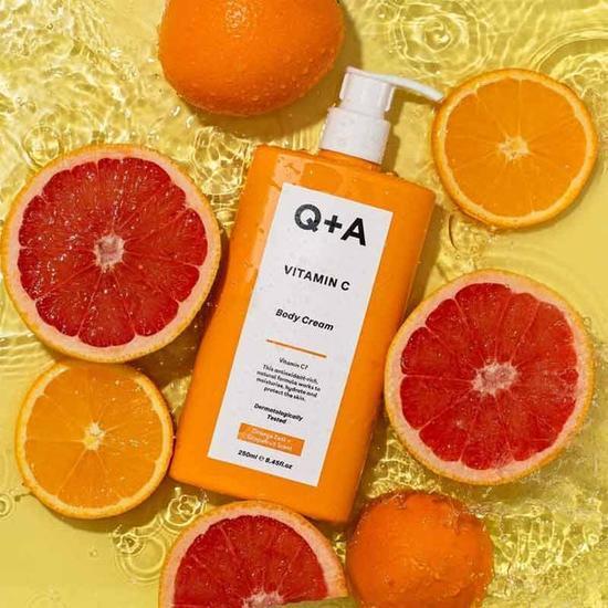 Q+A Vitamin C Body Cream 8 oz
